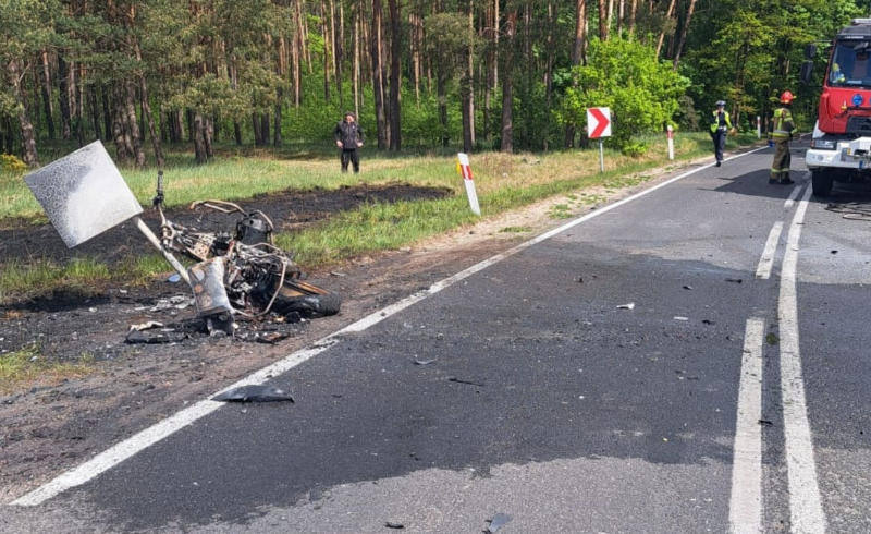 Śmiertelny wypadek na DW158. Nie żyje motocyklista