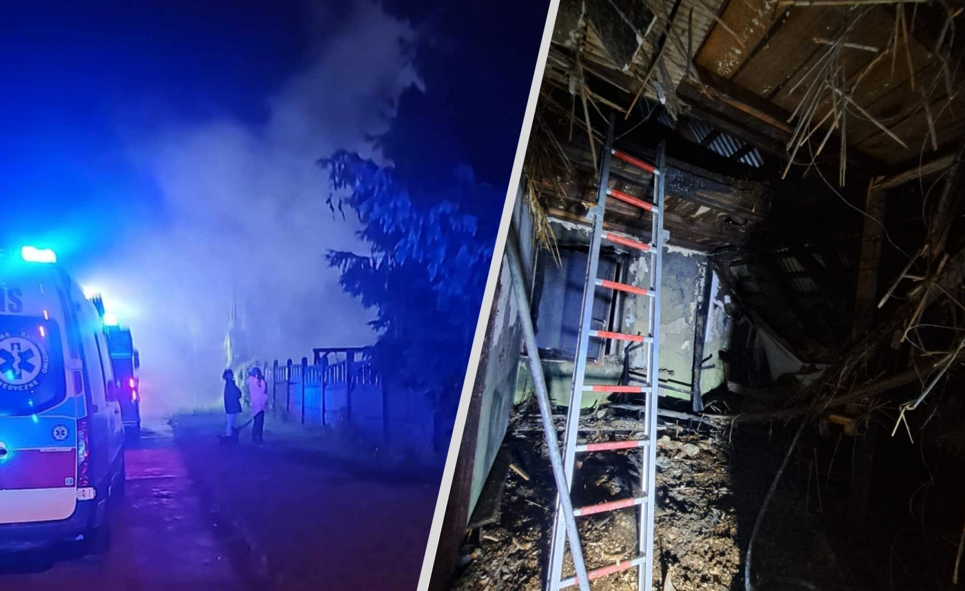 Nocny pożar domu koło Gorzowa. Nie żyje młody mężczyzna