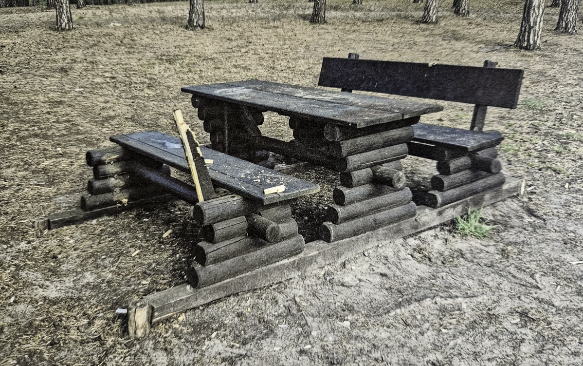 17-letni wandale zatrzymani. Palili ławki i znaki w ognisku nad jeziorem