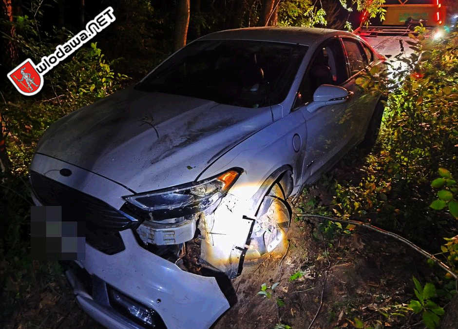 112: Pijany 18-latek z Włodawy w Okunince uciekał od policji i zakończył swój rajd w gęstych krzaczorach