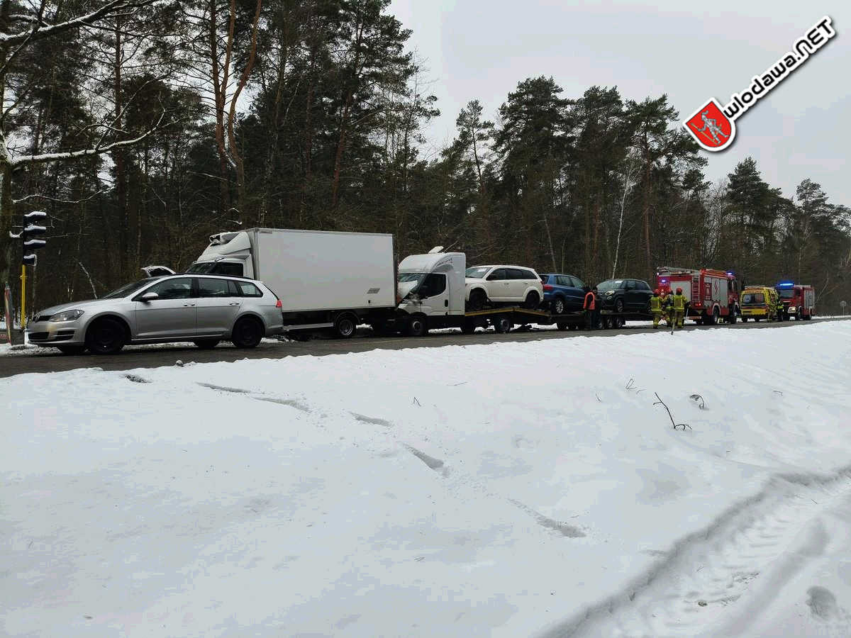 Włodawa Na Sygnale: Ukraiński laweciarz sprawcą karambolu w Żukowie. Wszyscy byli trzeźwi