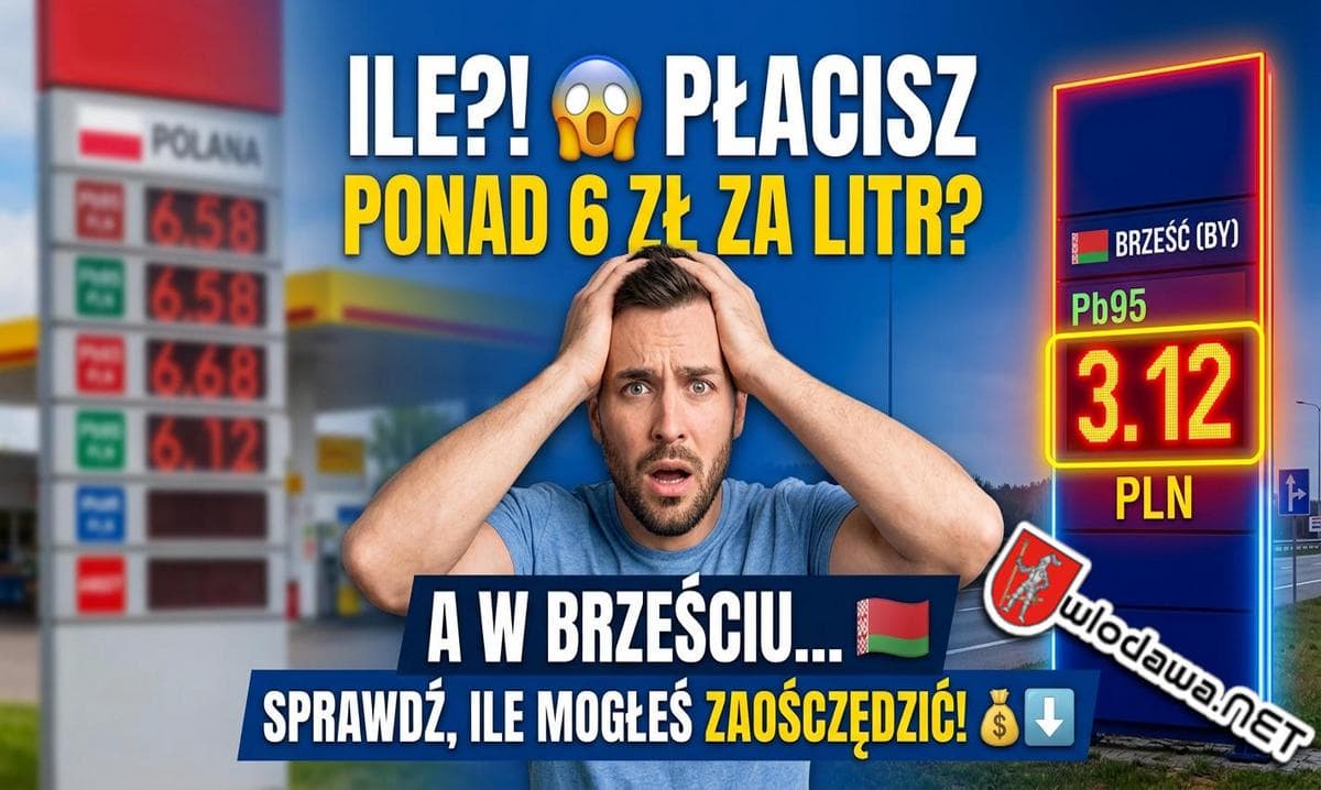 Granica: Wyprawa po tanie paliwo z Włodawy do Brześć. Czy 3,12 zł za litr jest warte świeczki? 🤔