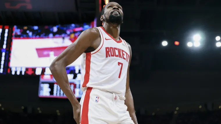Kevin Durant z Rockets reaguje na powrót Houston Comets do Houston Jennifer Streeter