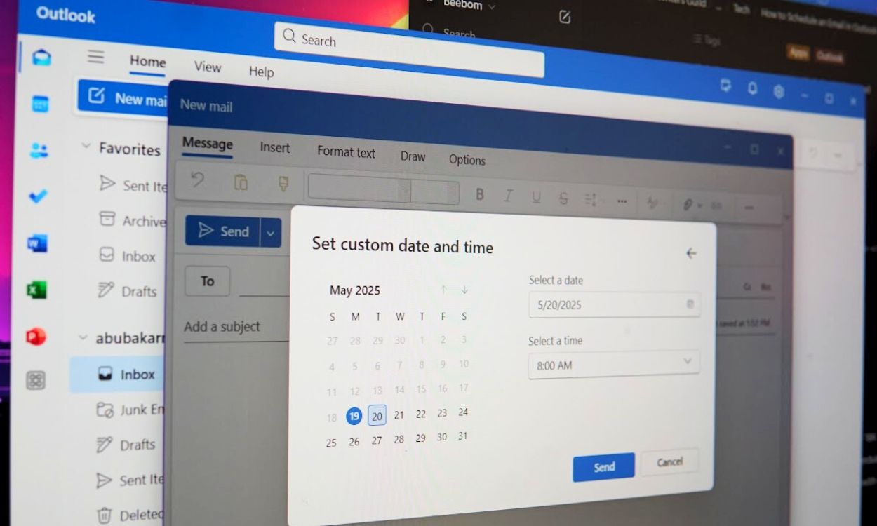 Jak zaplanować e-mail w programie Outlook